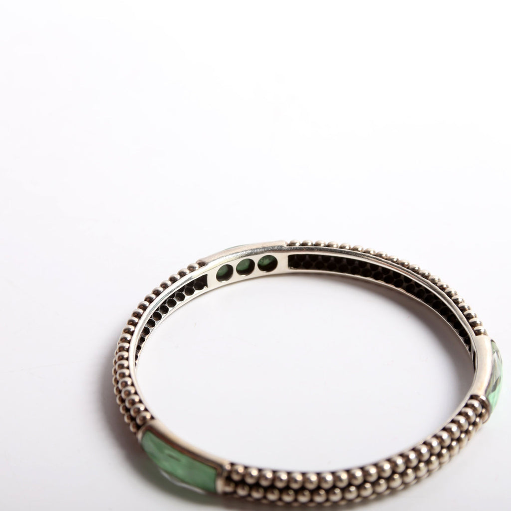 Double Maya Bangle Charoite/925