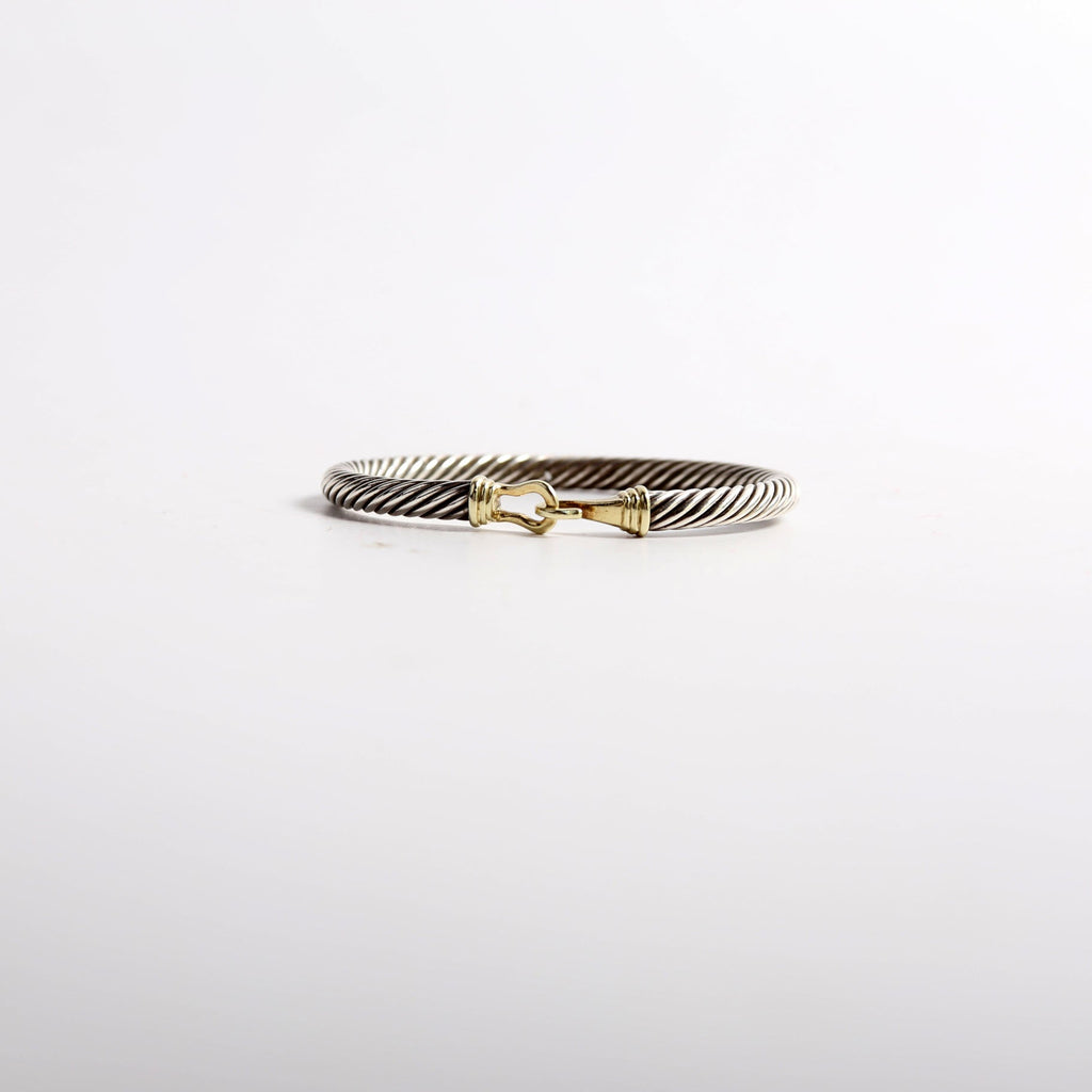 Classic Cable 5MM Buckle Bracelet 925/585