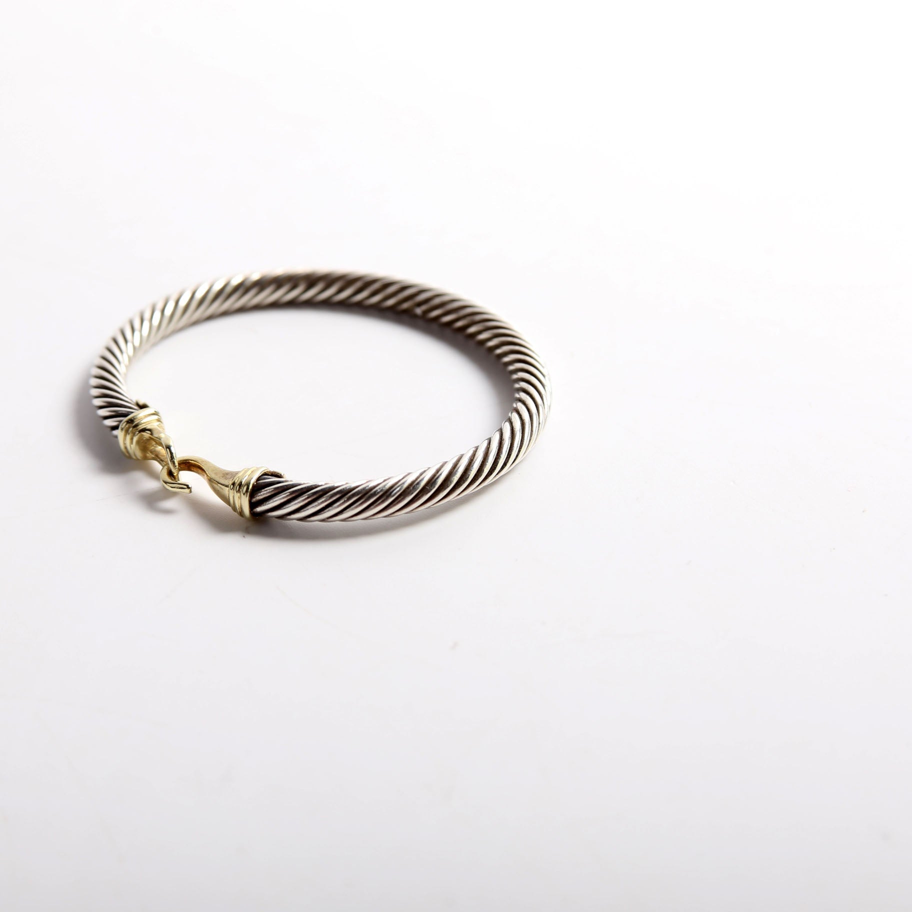 Classic Cable 5MM Buckle Bracelet 925/585