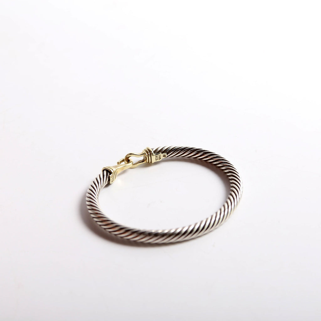 Classic Cable 5MM Buckle Bracelet 925/585