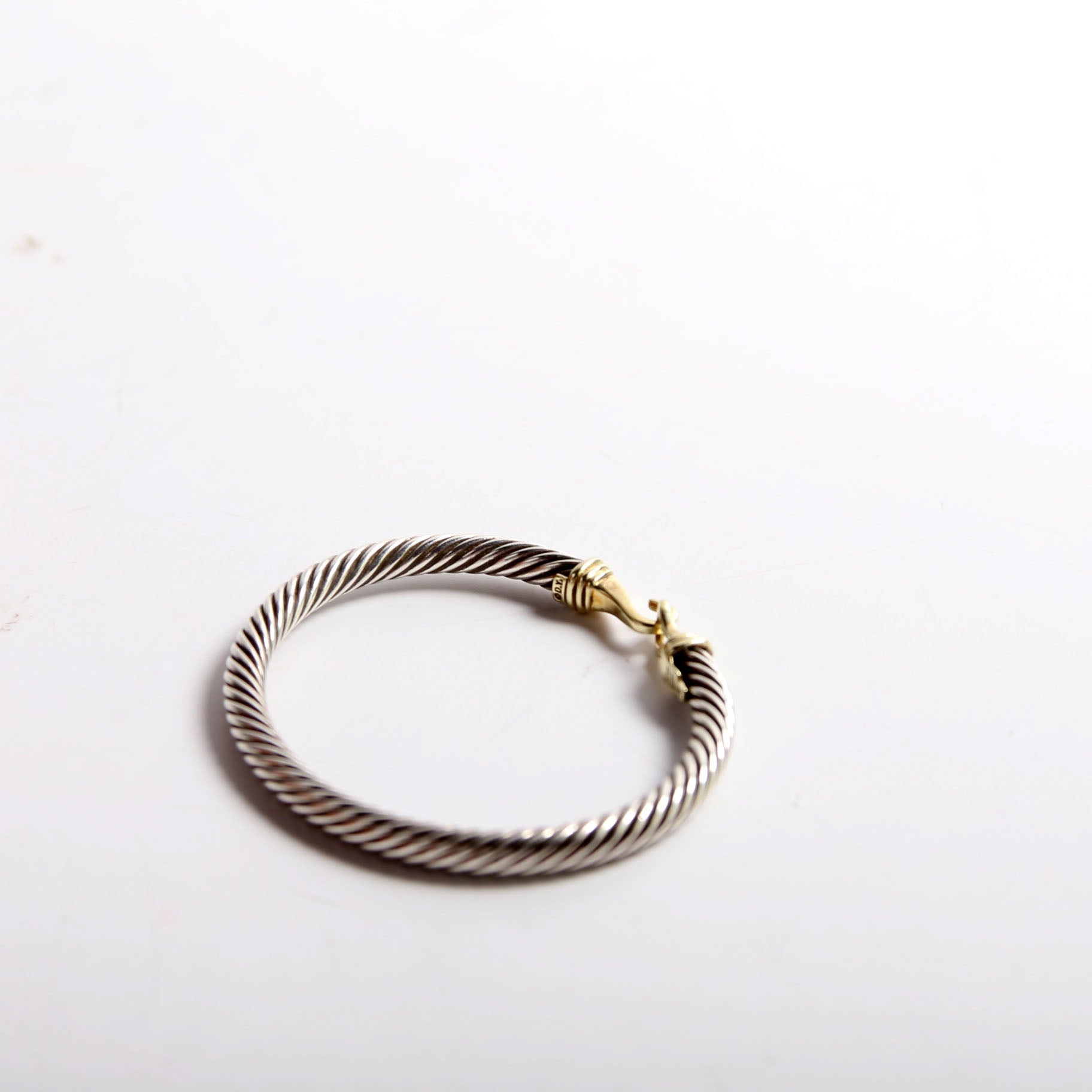 Classic Cable 5MM Buckle Bracelet 925/585