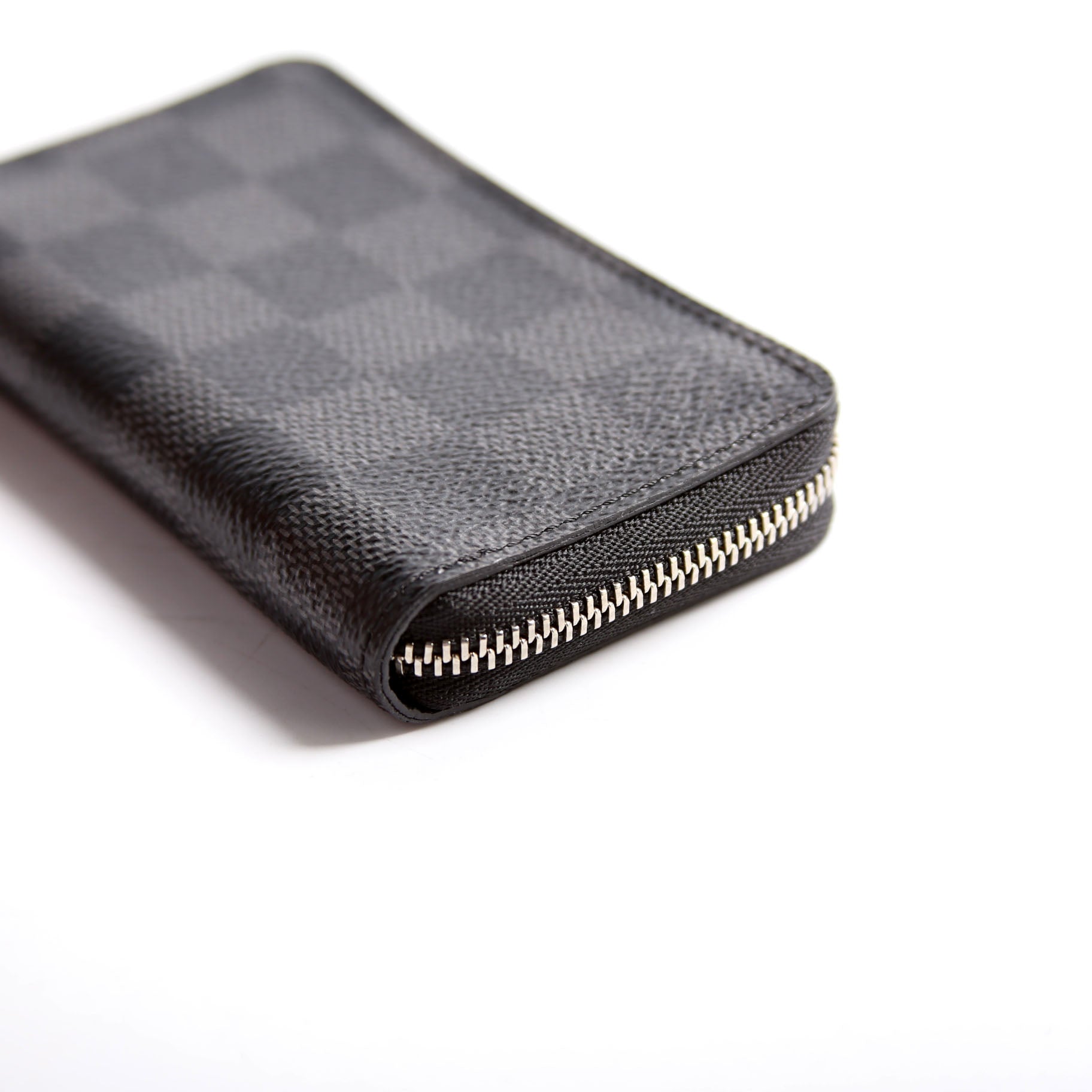 Zippy Coin Purse Vertical Damier Graphite