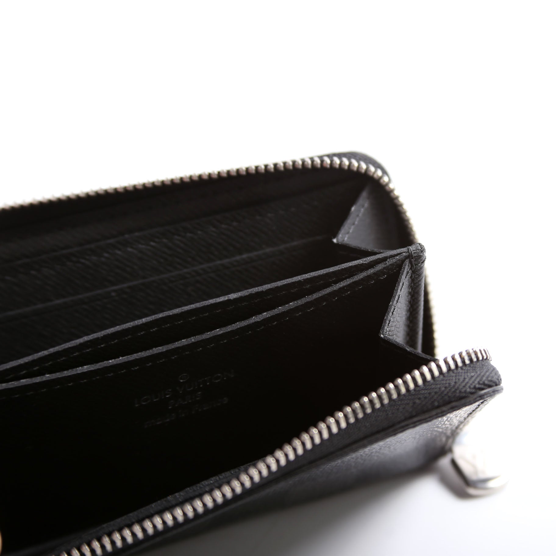 Zippy Coin Purse Vertical Damier Graphite