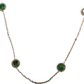 Maya Six Stone Long 925/Malachite