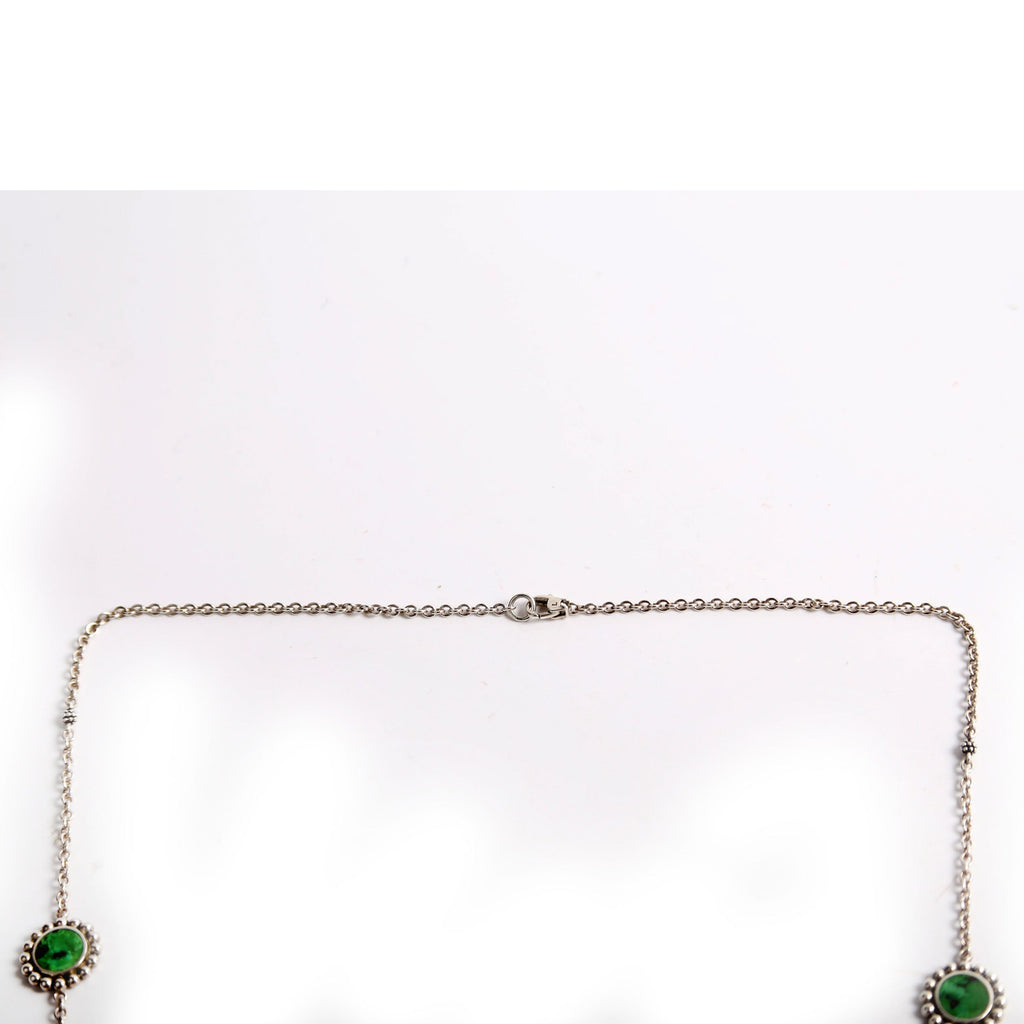Maya Six Stone Long 925/Malachite