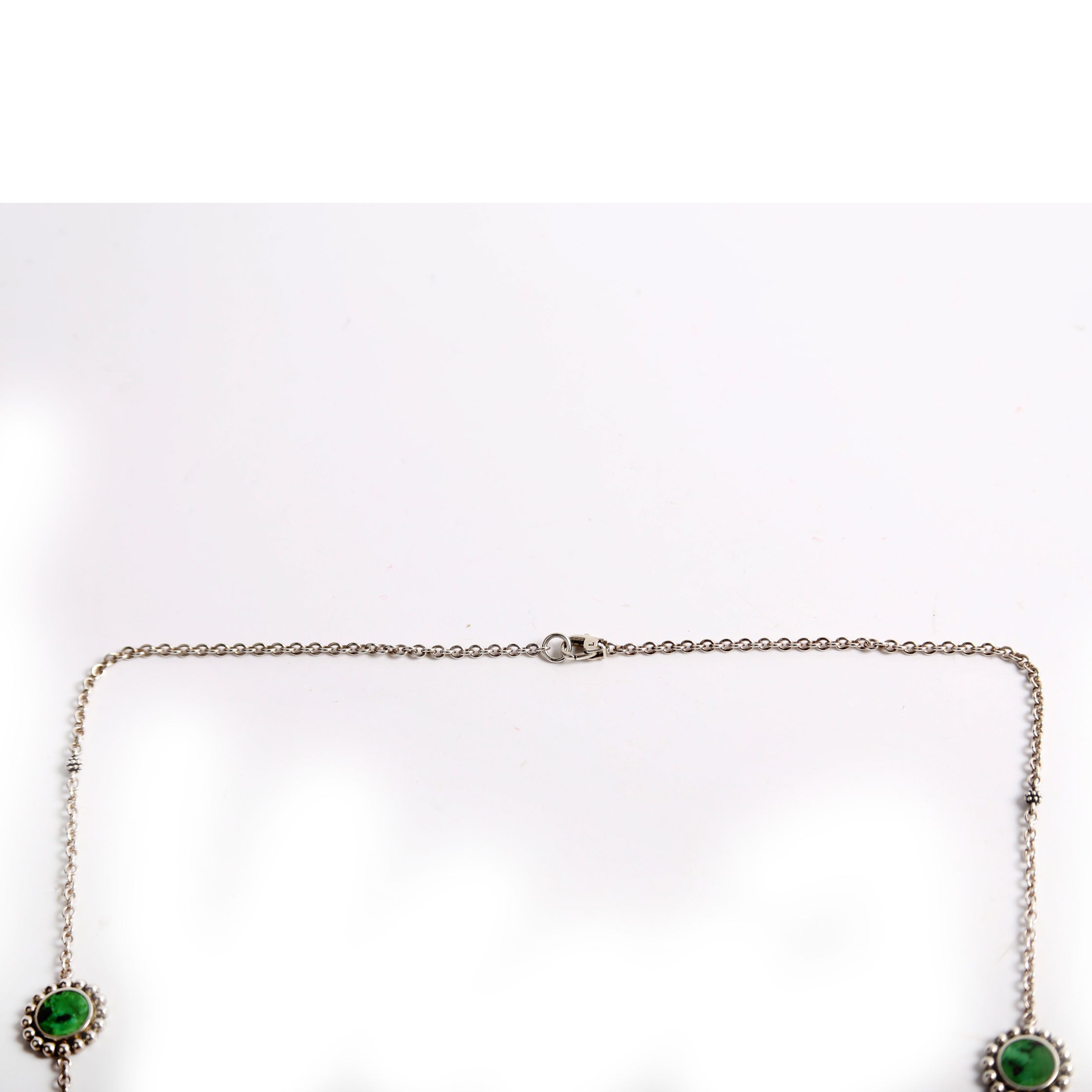 Maya Six Stone Long 925/Malachite