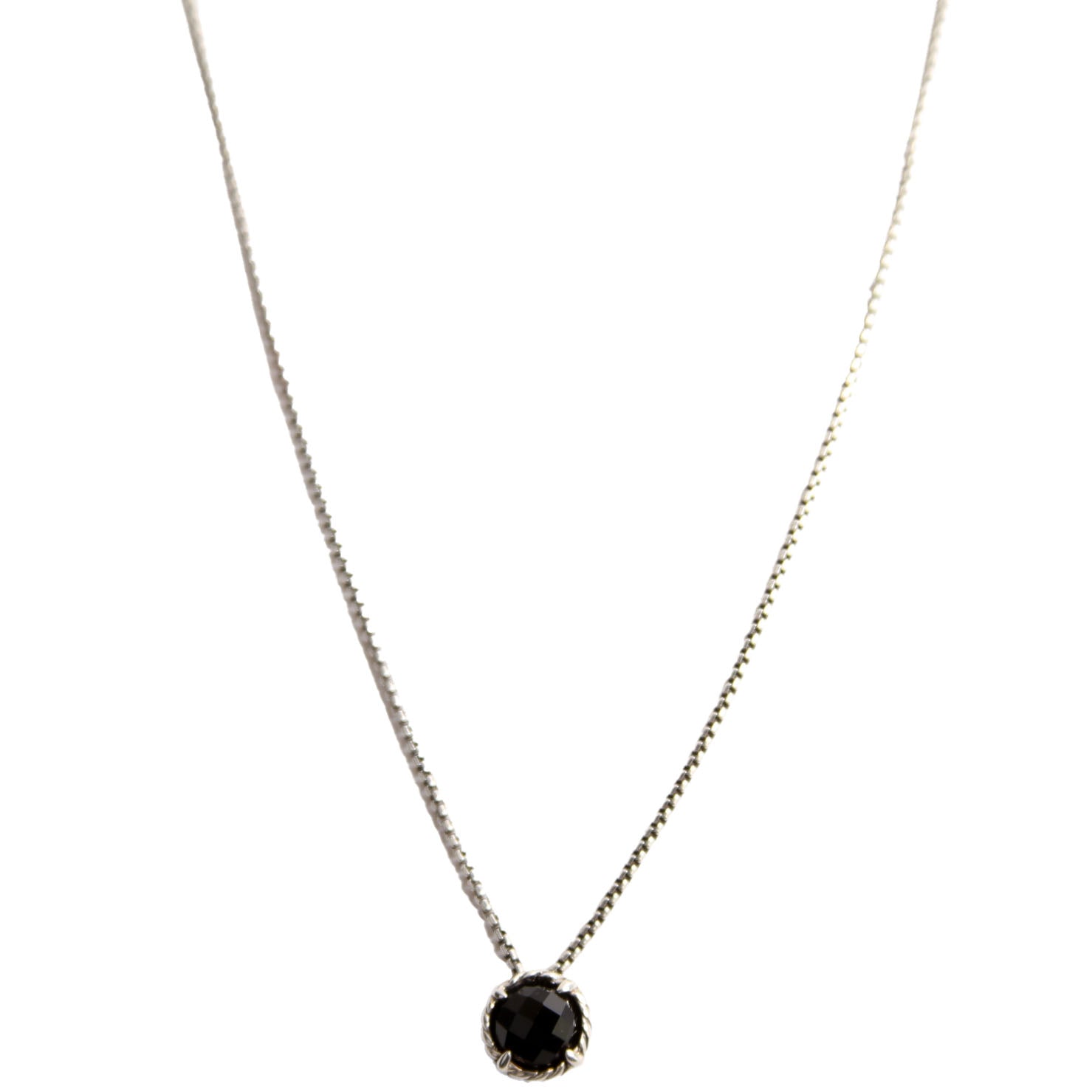 Petite Chatelaine 8MM Pendant 925/Onyx