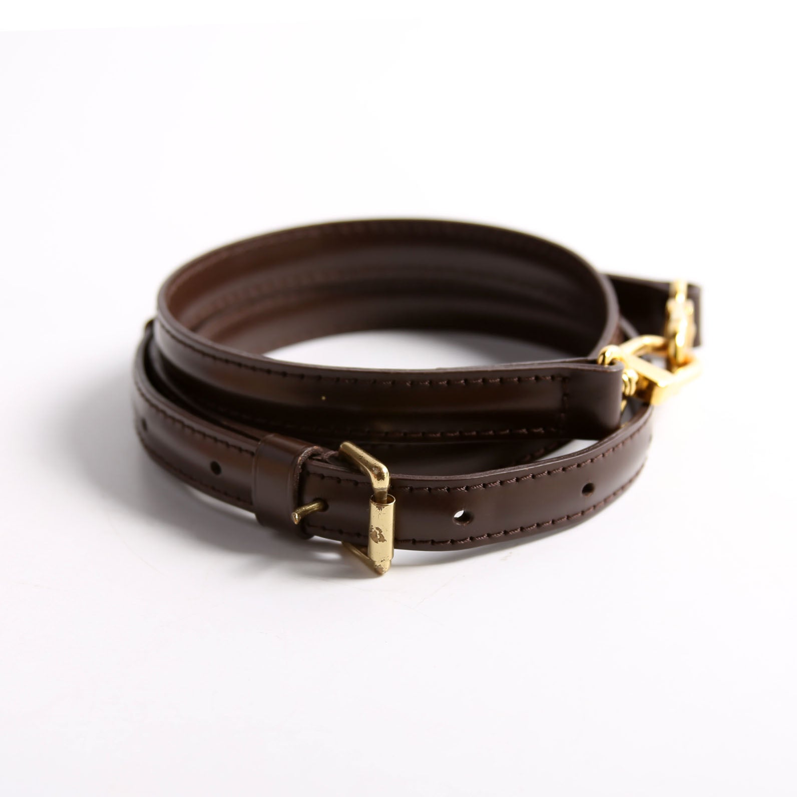 Strap: Ebene Leather Adjustable Xbod Brown/Gold