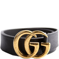 406831 GG Marmont Size 95/38 Black/Gold