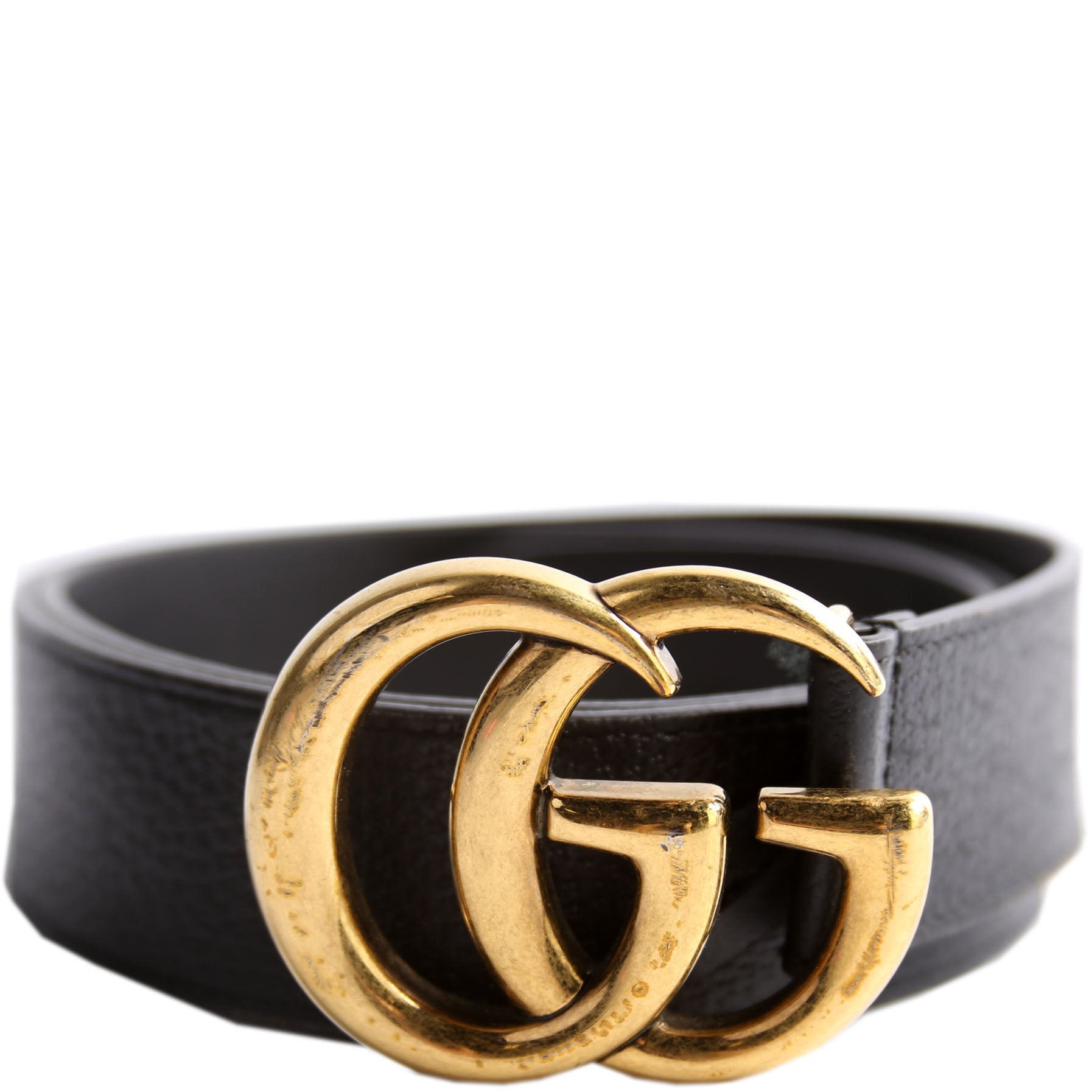 406831 GG Marmont Size 95/38 Black/Gold
