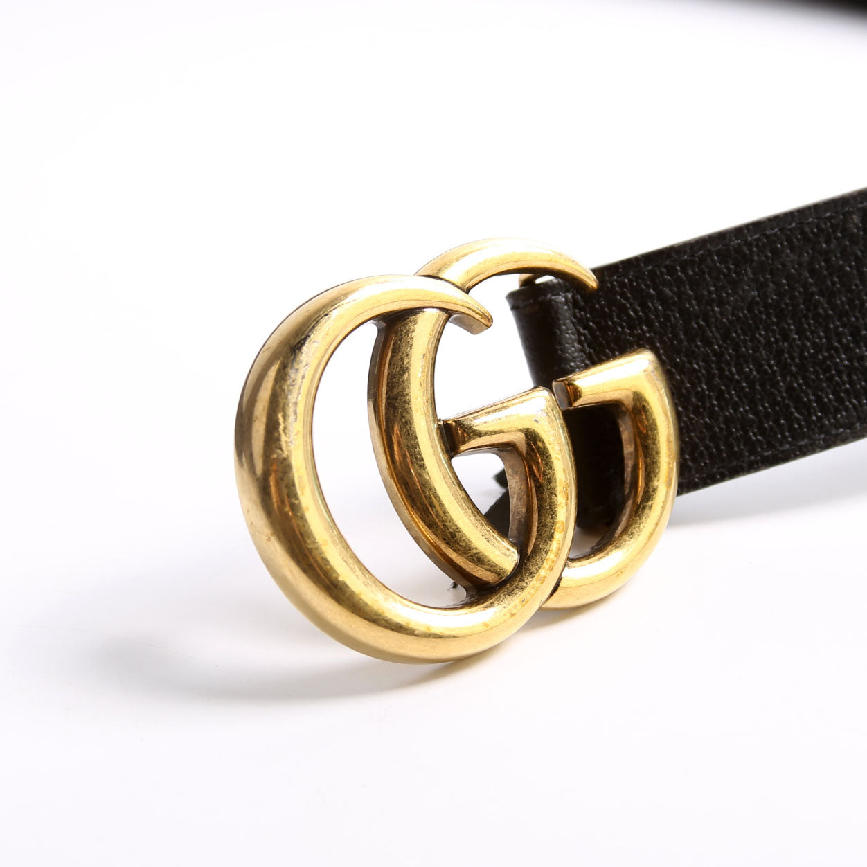 406831 GG Marmont Size 95/38 Black/Gold