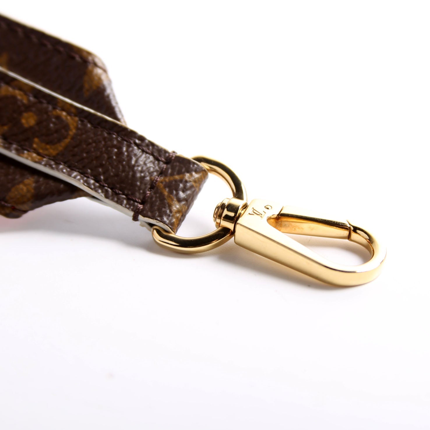 Strap: Bandouliere Monogram/Leather Red/Brown