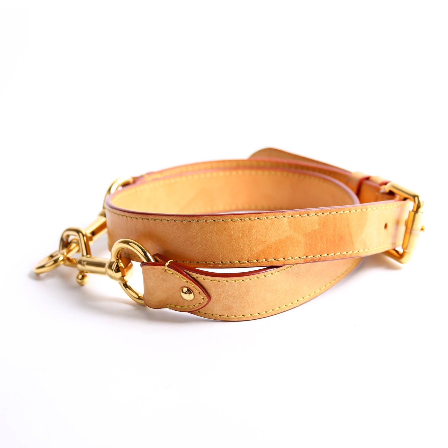 Vacheeta Adjustable 25MM Shoulder Tan/Gold