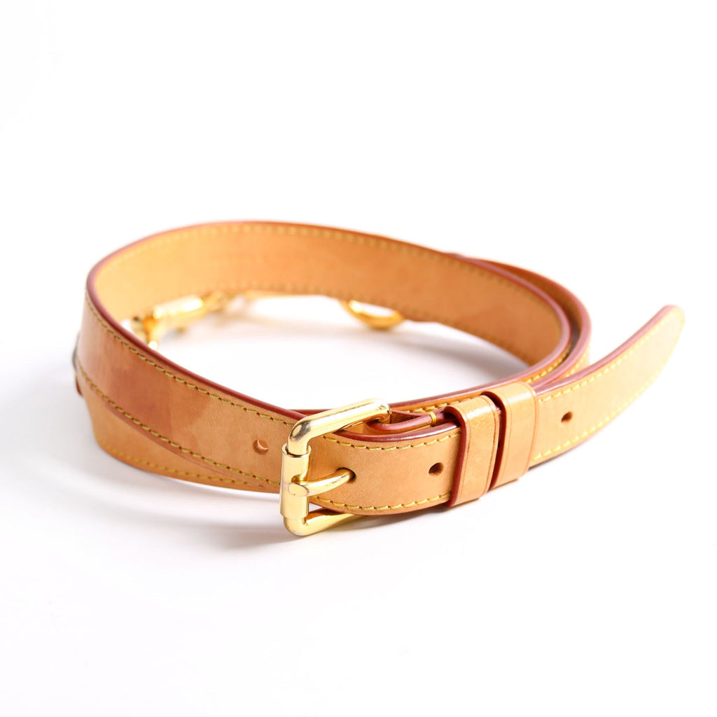 Vacheeta Adjustable 25MM Shoulder Tan/Gold