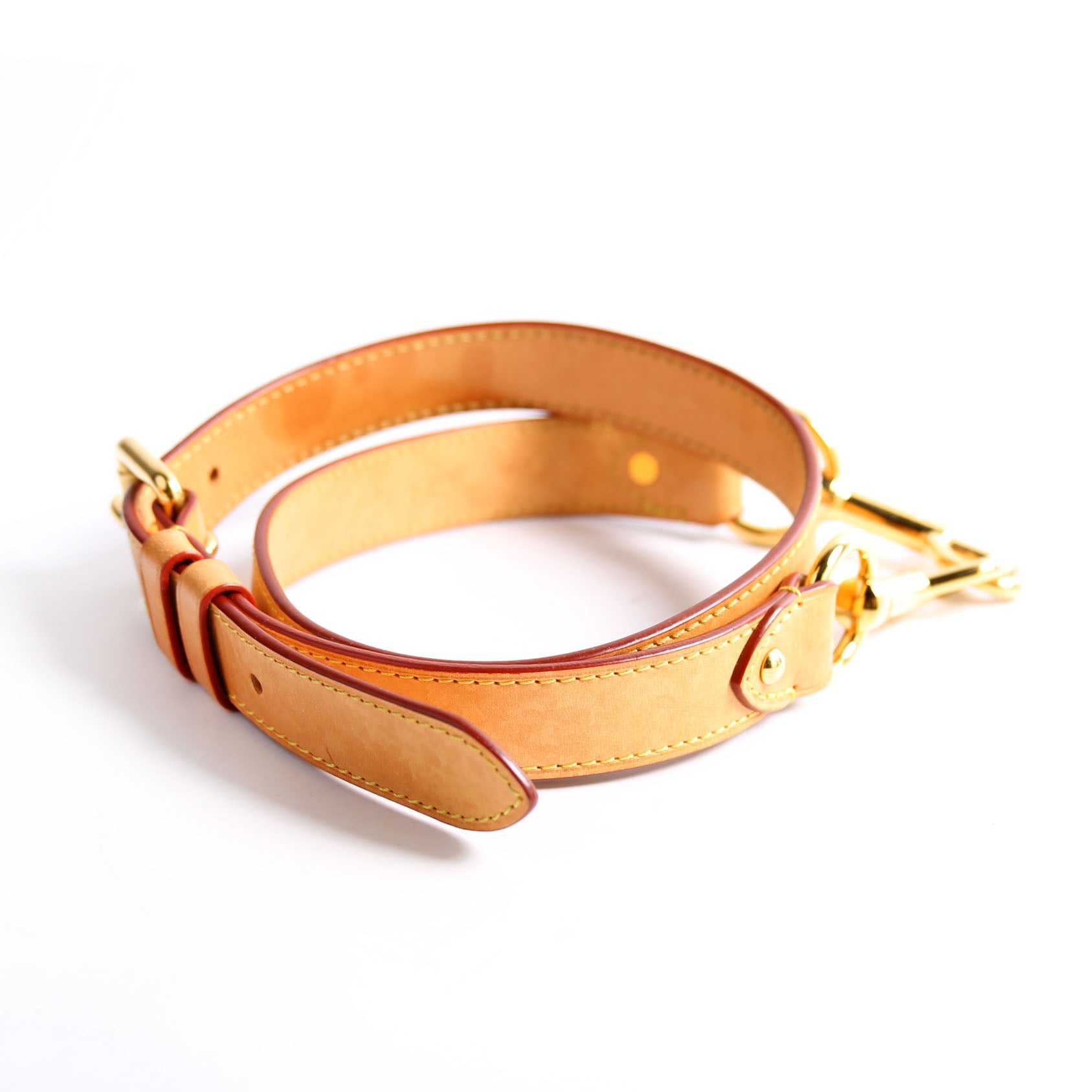 Vacheeta Adjustable 25MM Shoulder Tan/Gold