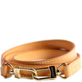 Strap: Vachette 3/4" Shoulder Tan/Gold