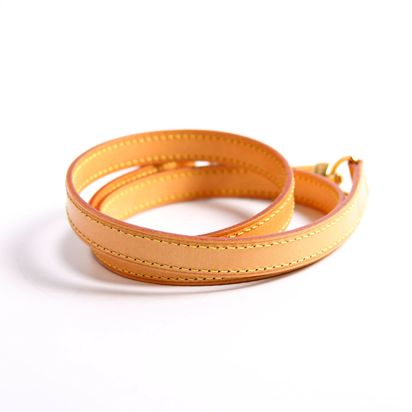 Strap: Vachette 3/4" Shoulder Tan/Gold