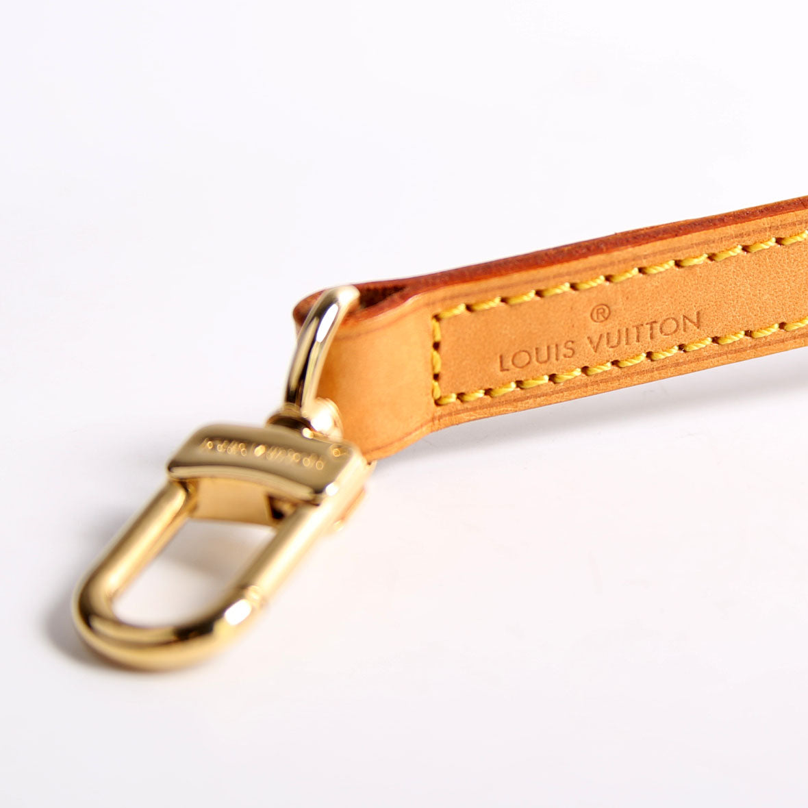 Strap: Vachette 3/4" Shoulder Tan/Gold