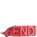 Fendi King Logo Ribbon Adj Pink/Silver