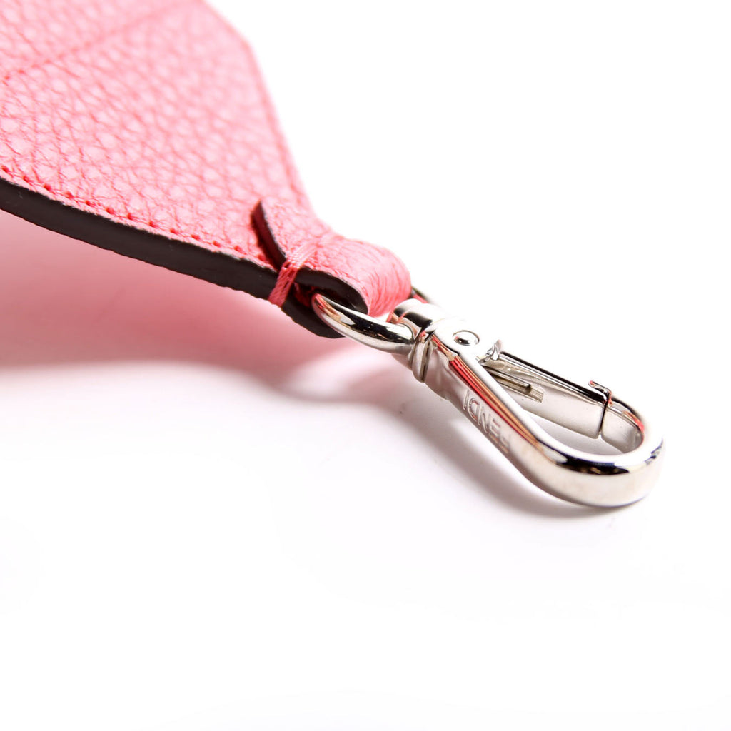 Fendi King Logo Ribbon Adj Pink/Silver