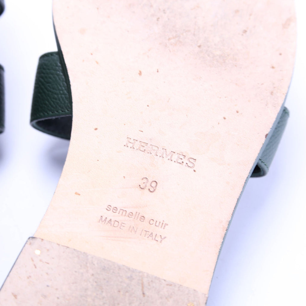 Oran Sandals Size 39 Green