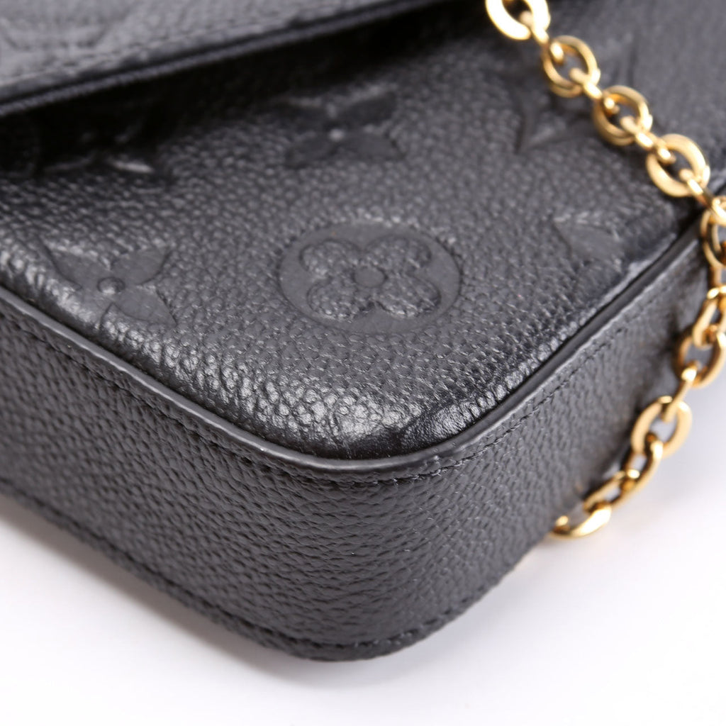 Pochette Felicie Empriente Black