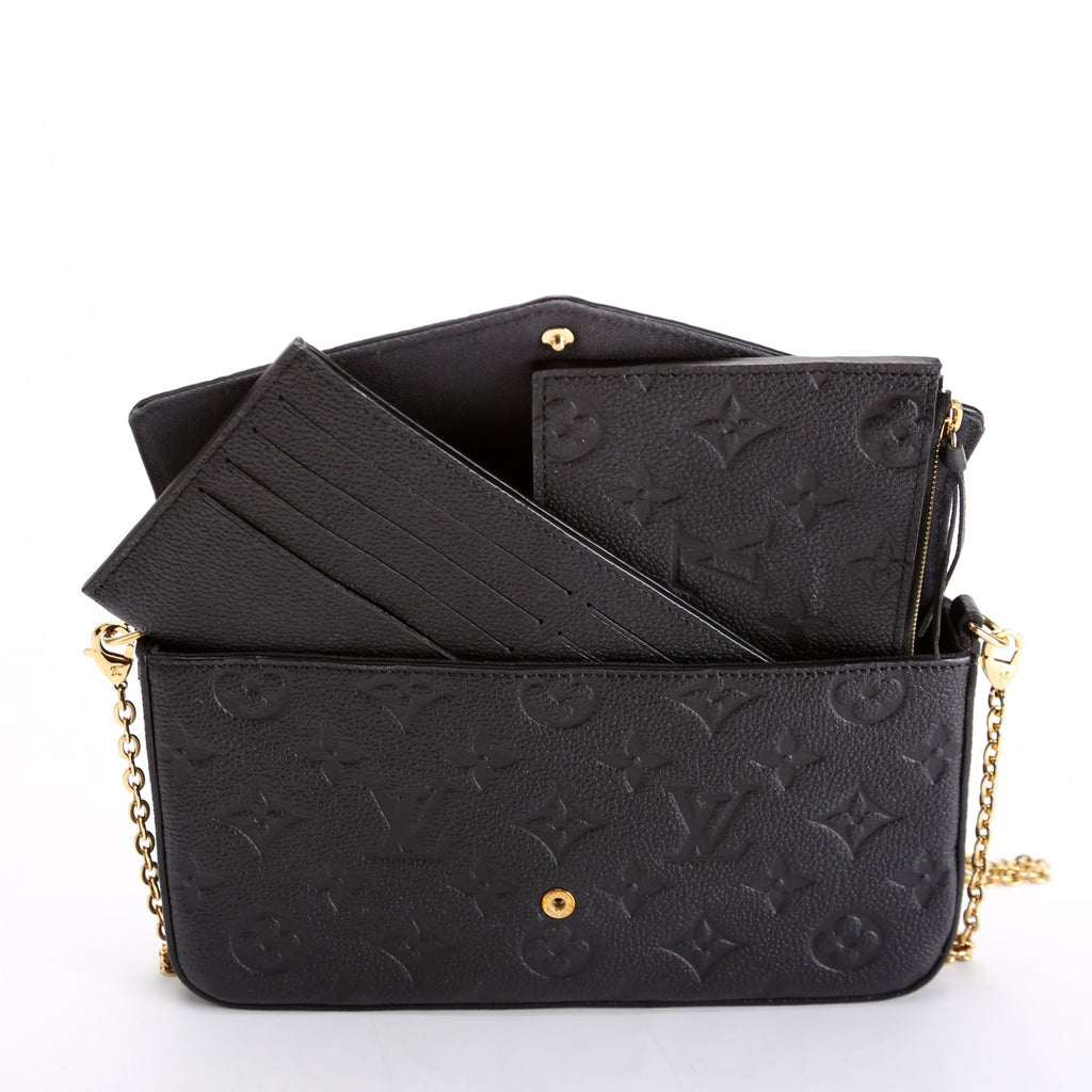 Pochette Felicie Empriente Black