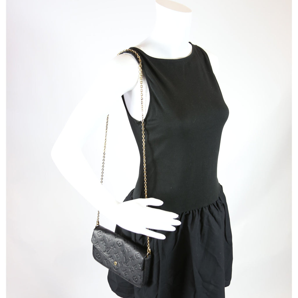 Pochette Felicie Empriente Black
