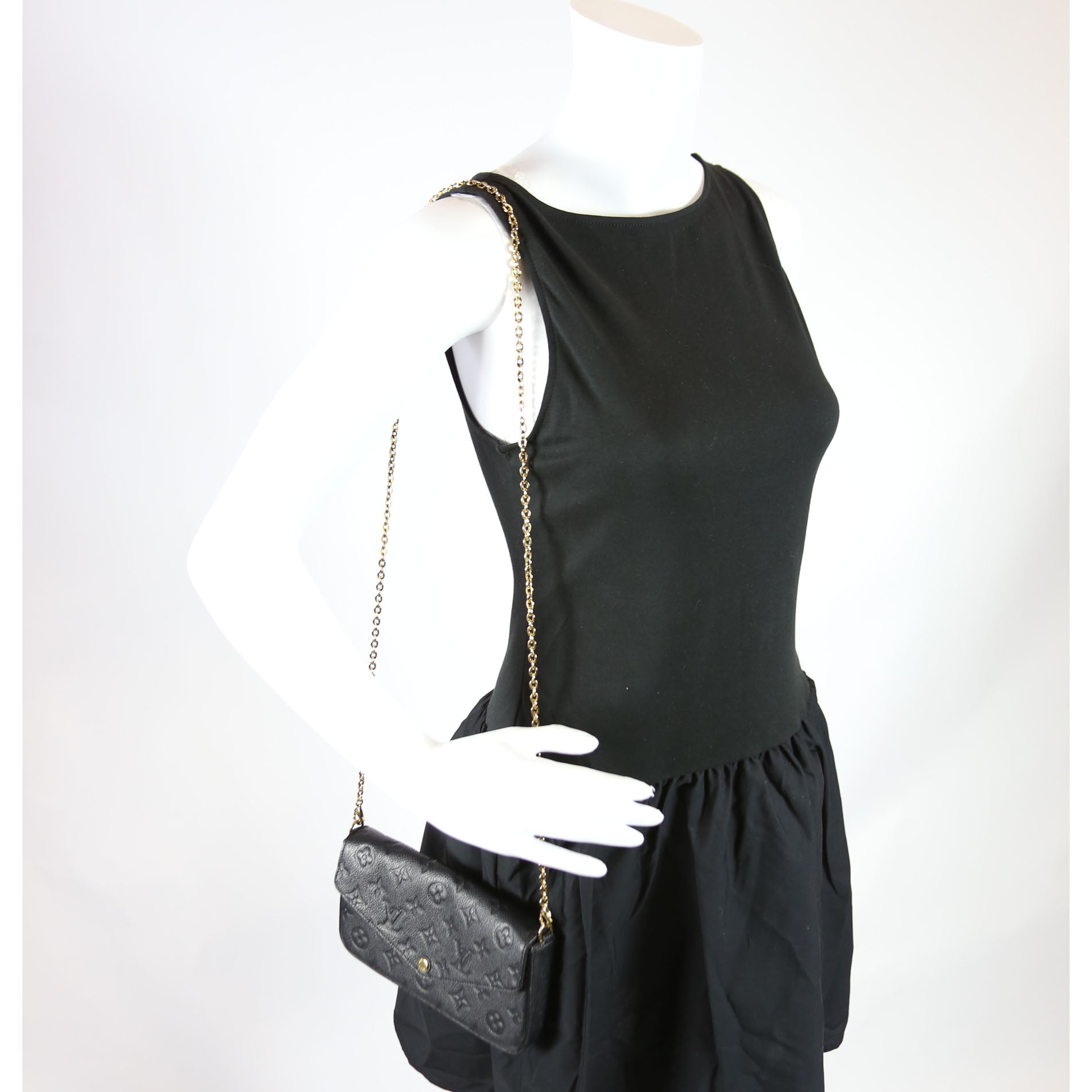 Pochette Felicie Empriente Black