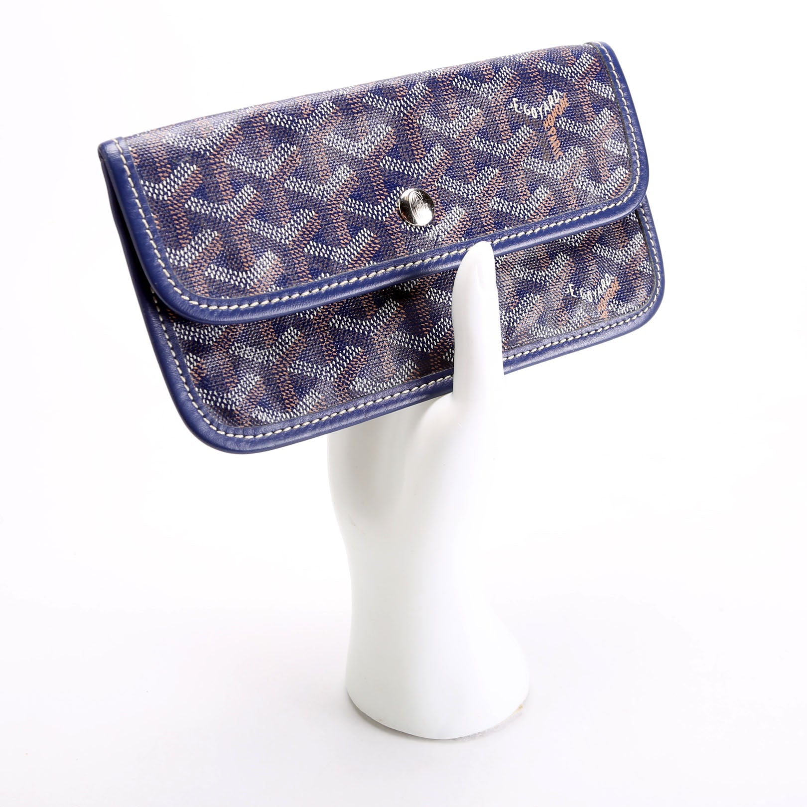 Pouch Only Goyardine Canvas Blue