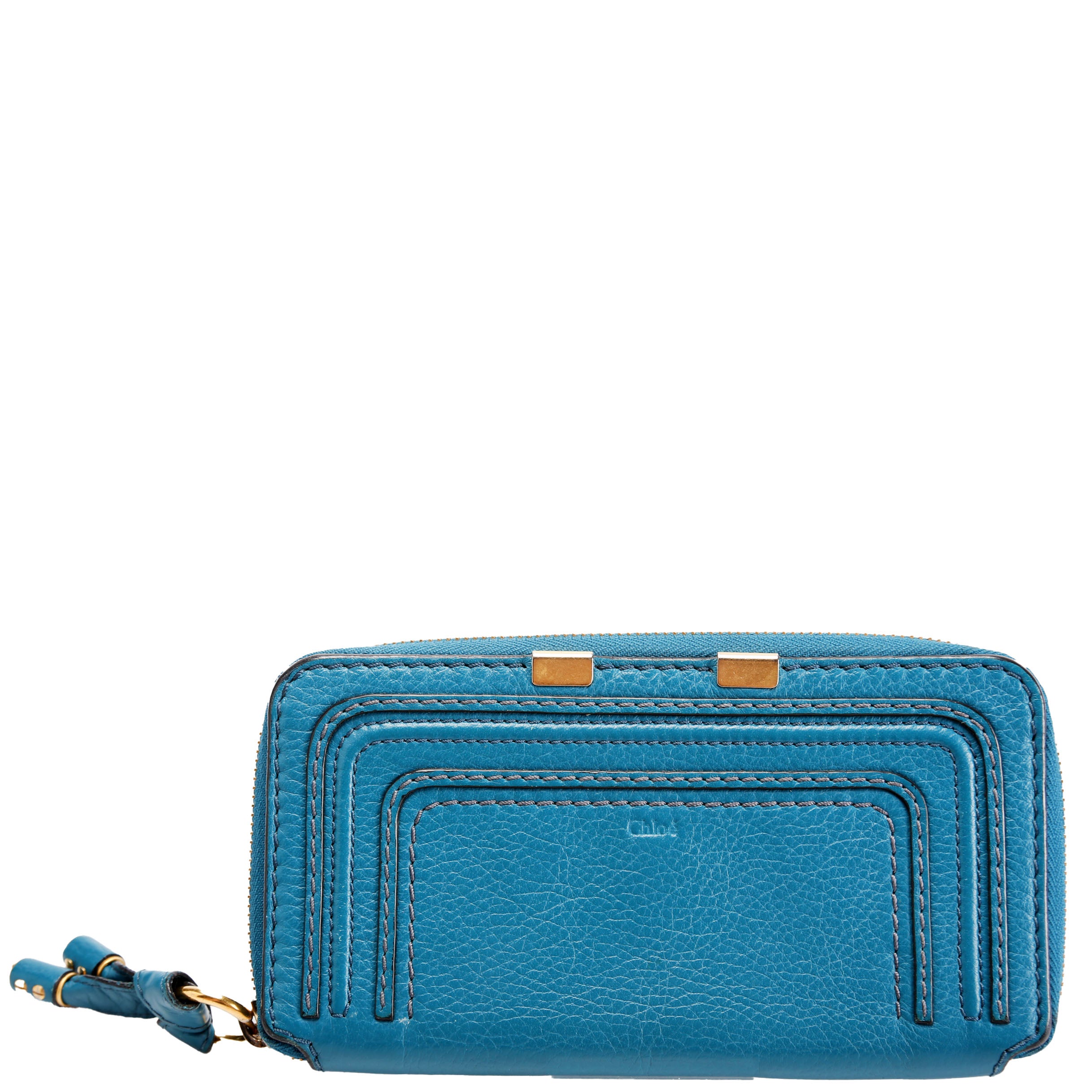 Marcie Long Zip Around Wallet Blue