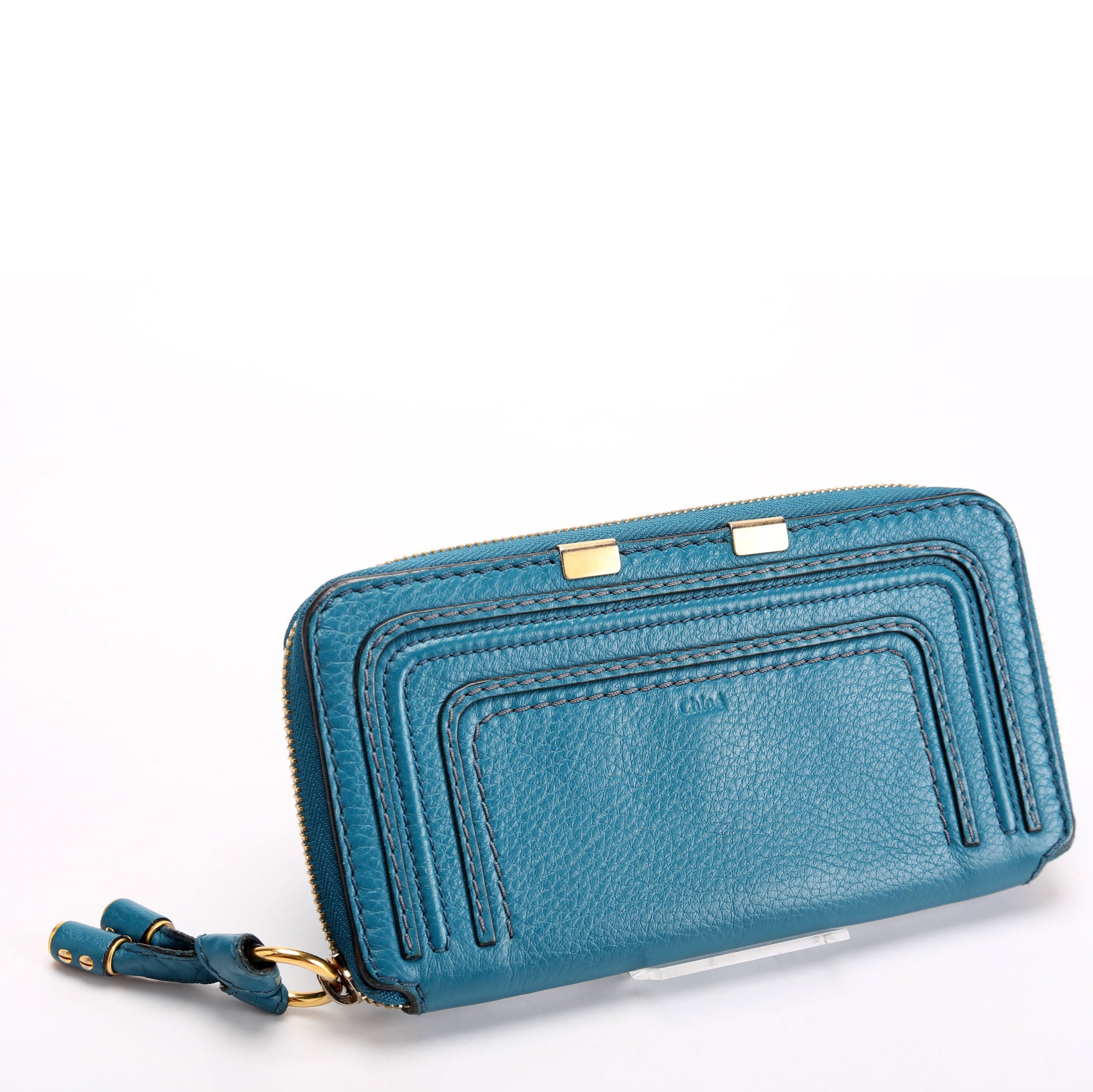 Marcie Long Zip Around Wallet Blue