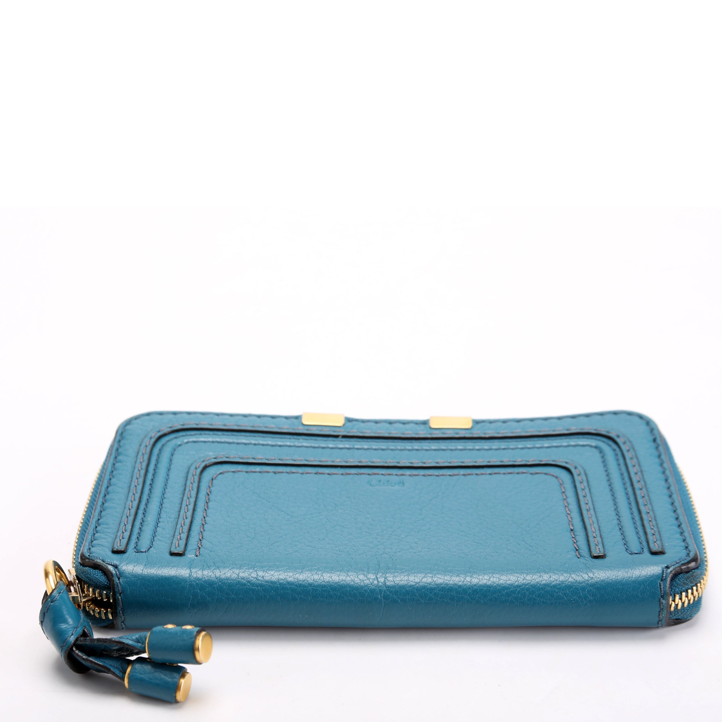 Marcie Long Zip Around Wallet Blue