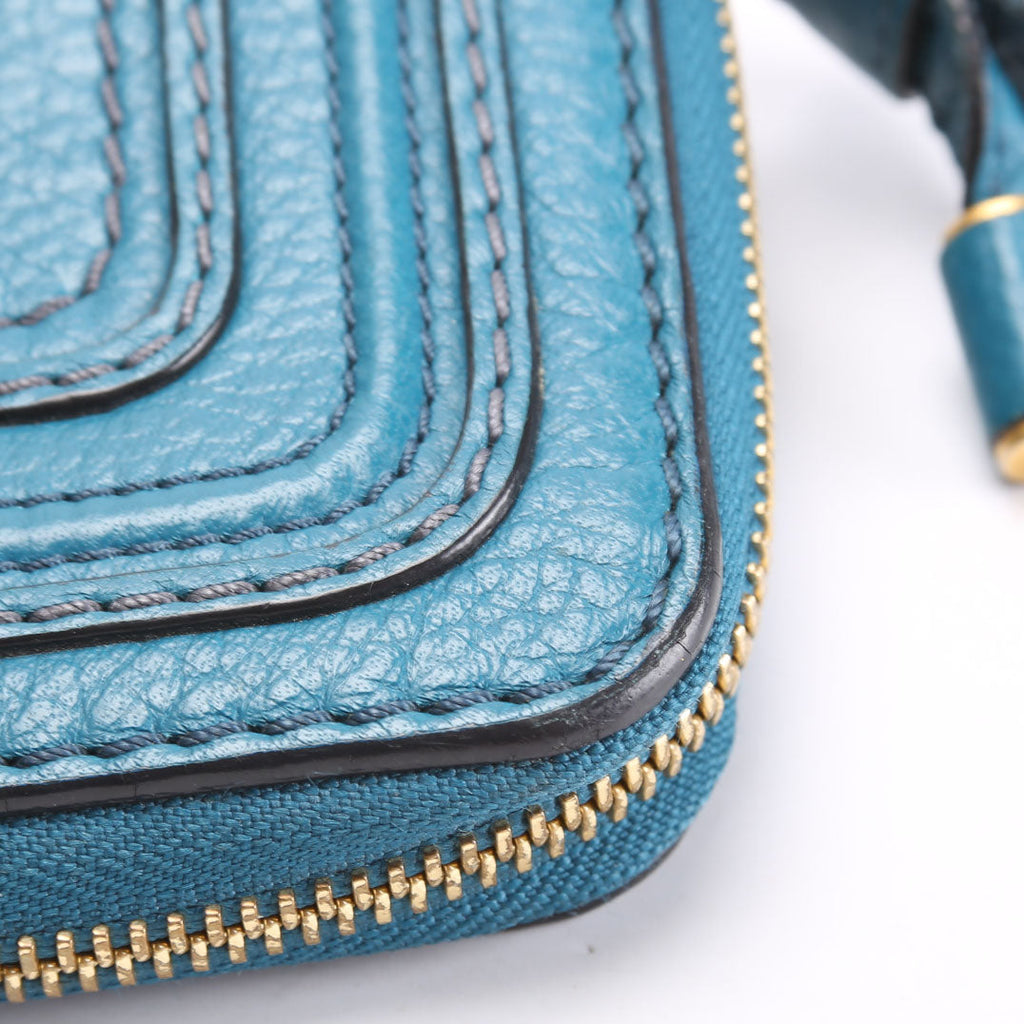 Marcie Long Zip Around Wallet Blue