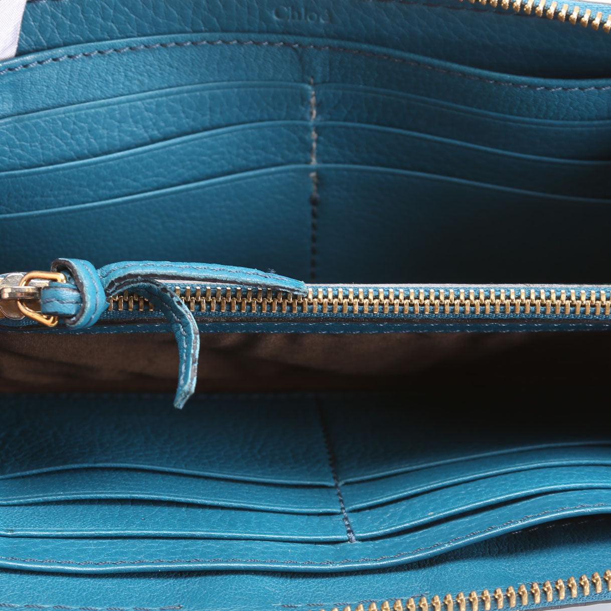 Marcie Long Zip Around Wallet Blue