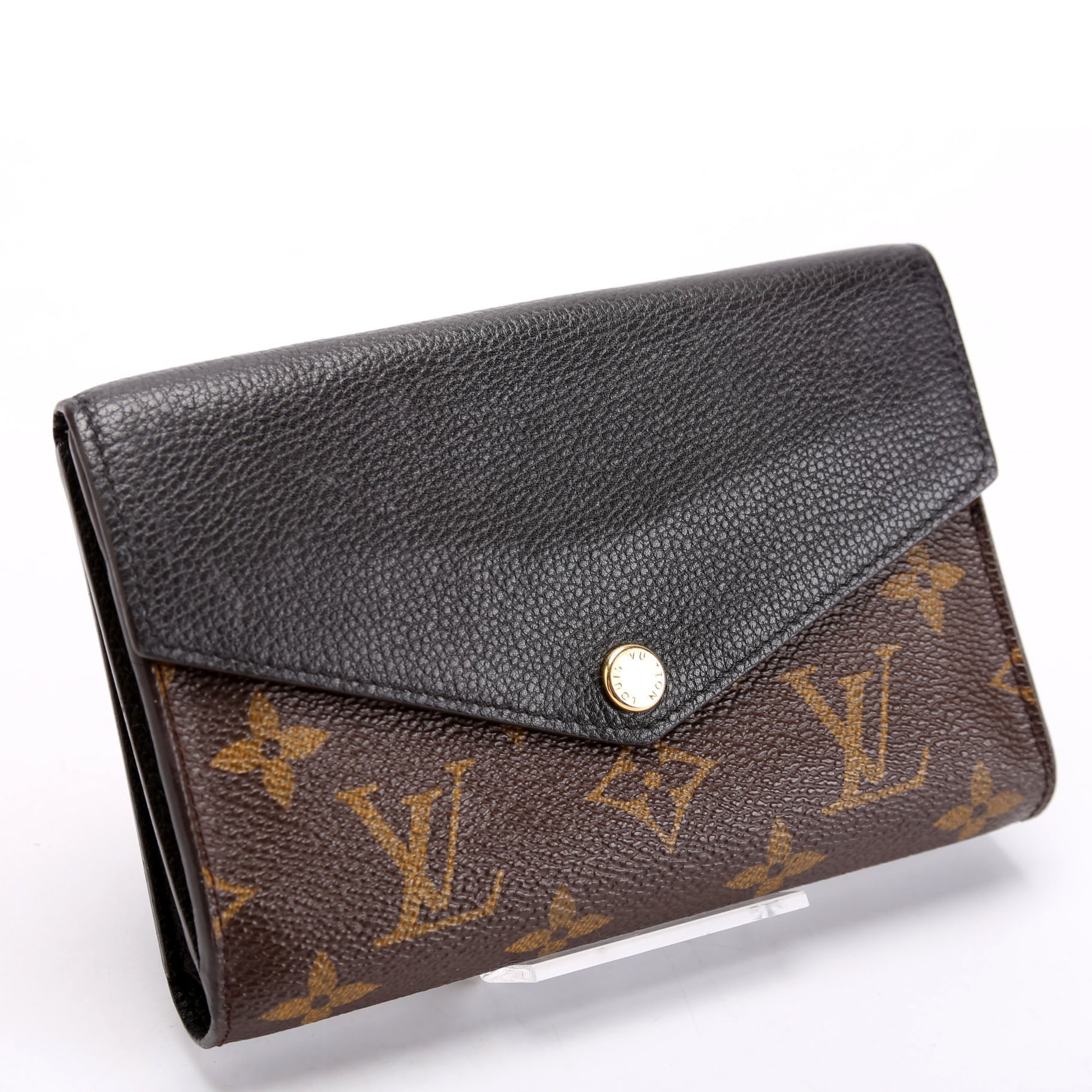 Pallas Wallet Compact Monogram Black