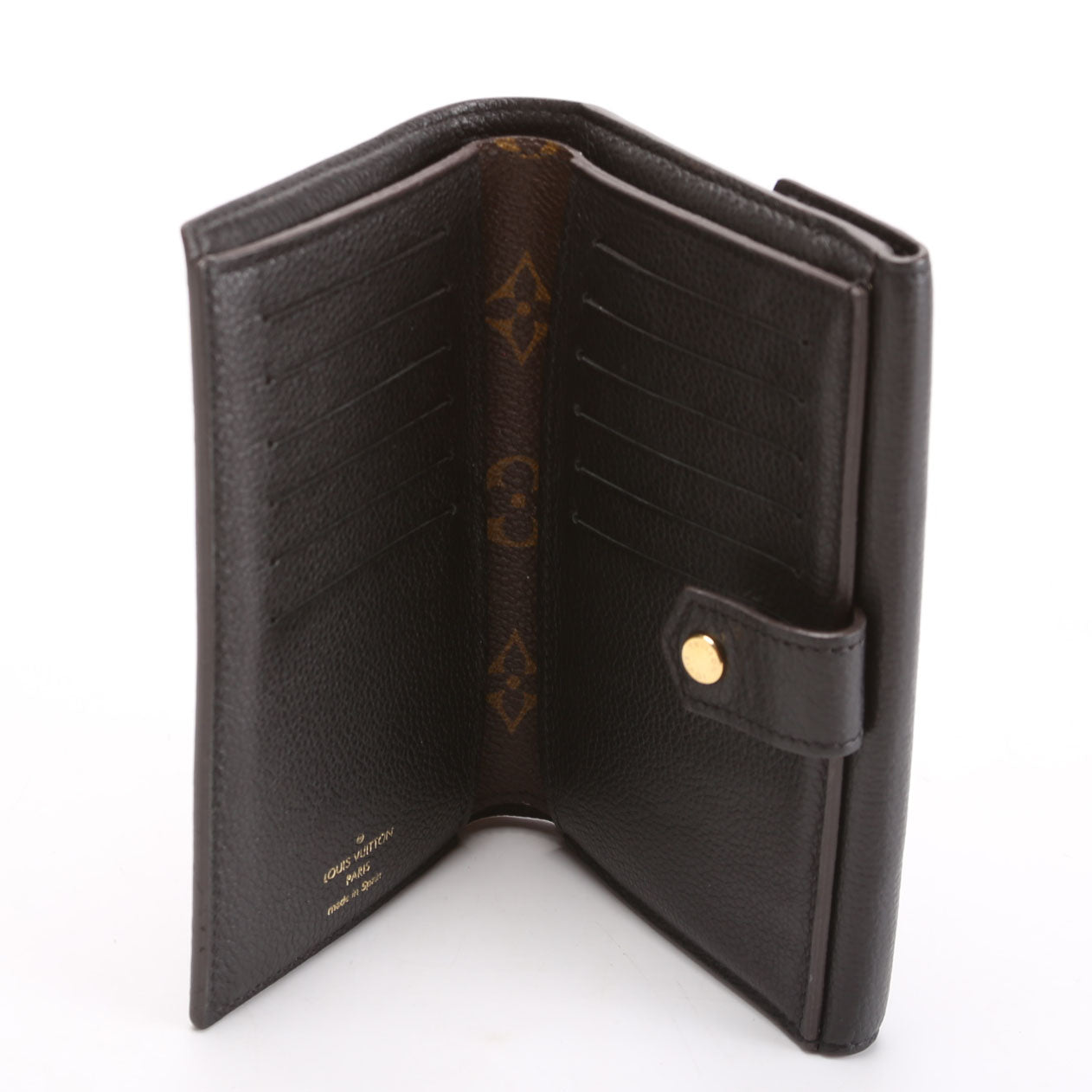 Pallas Wallet Compact Monogram Black