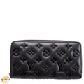 Coussin Zippy Wallet Lambskin Black