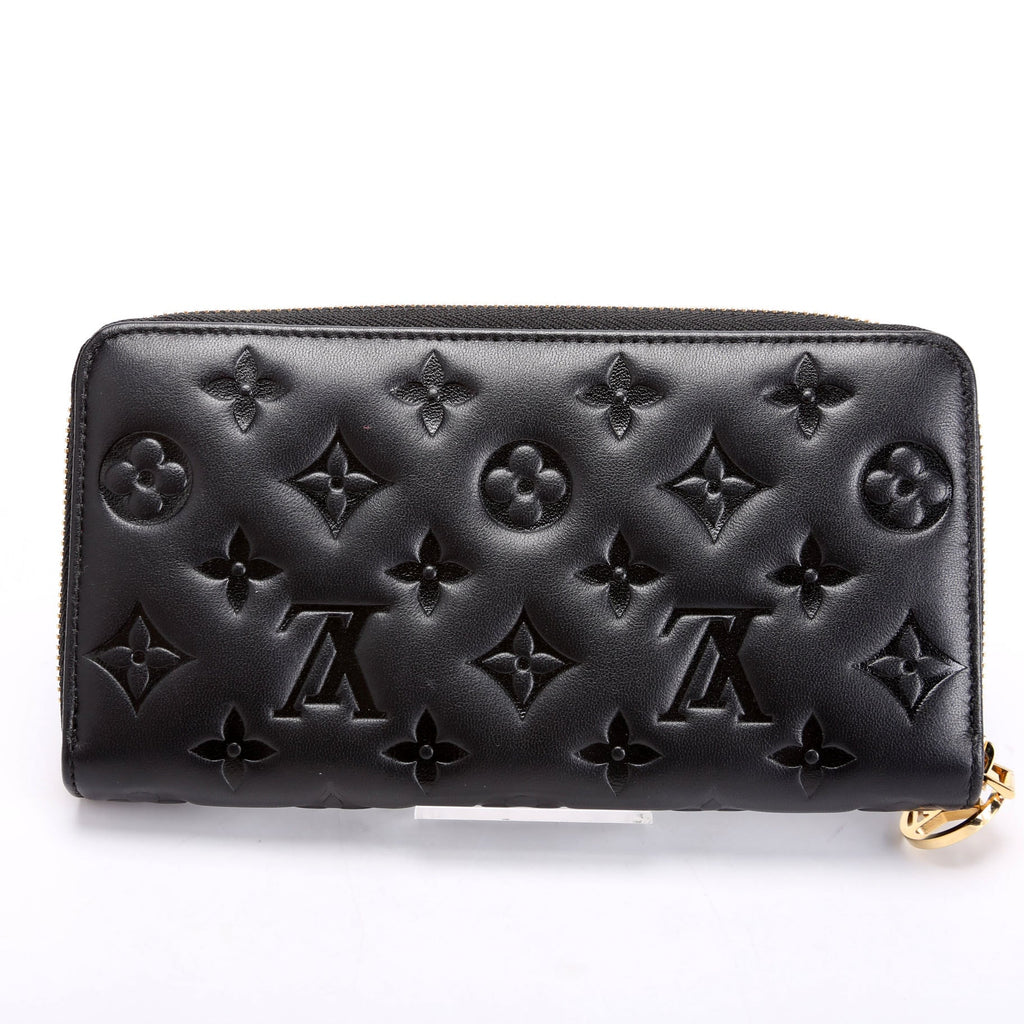 Coussin Zippy Wallet Lambskin Black