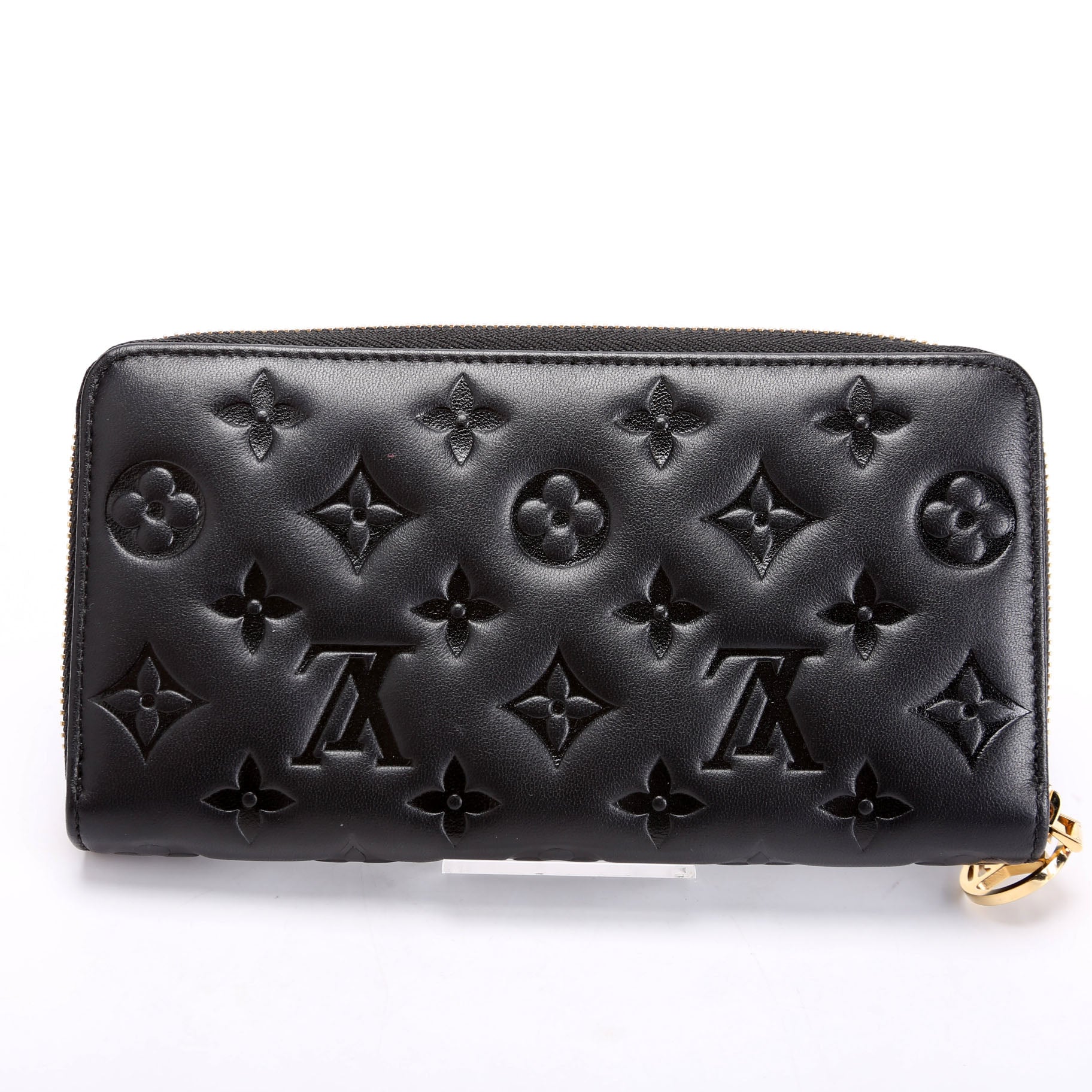 Coussin Zippy Wallet Lambskin Black