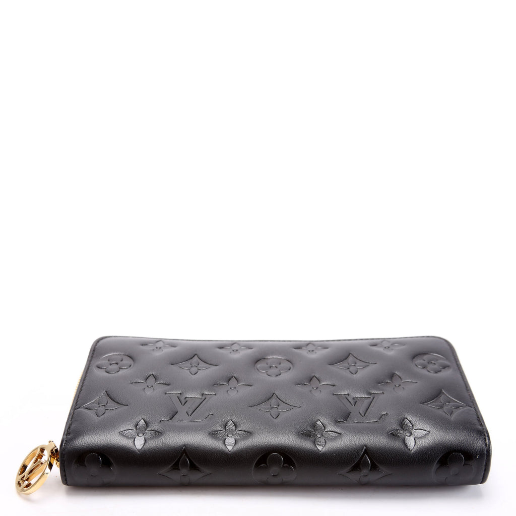 Coussin Zippy Wallet Lambskin Black