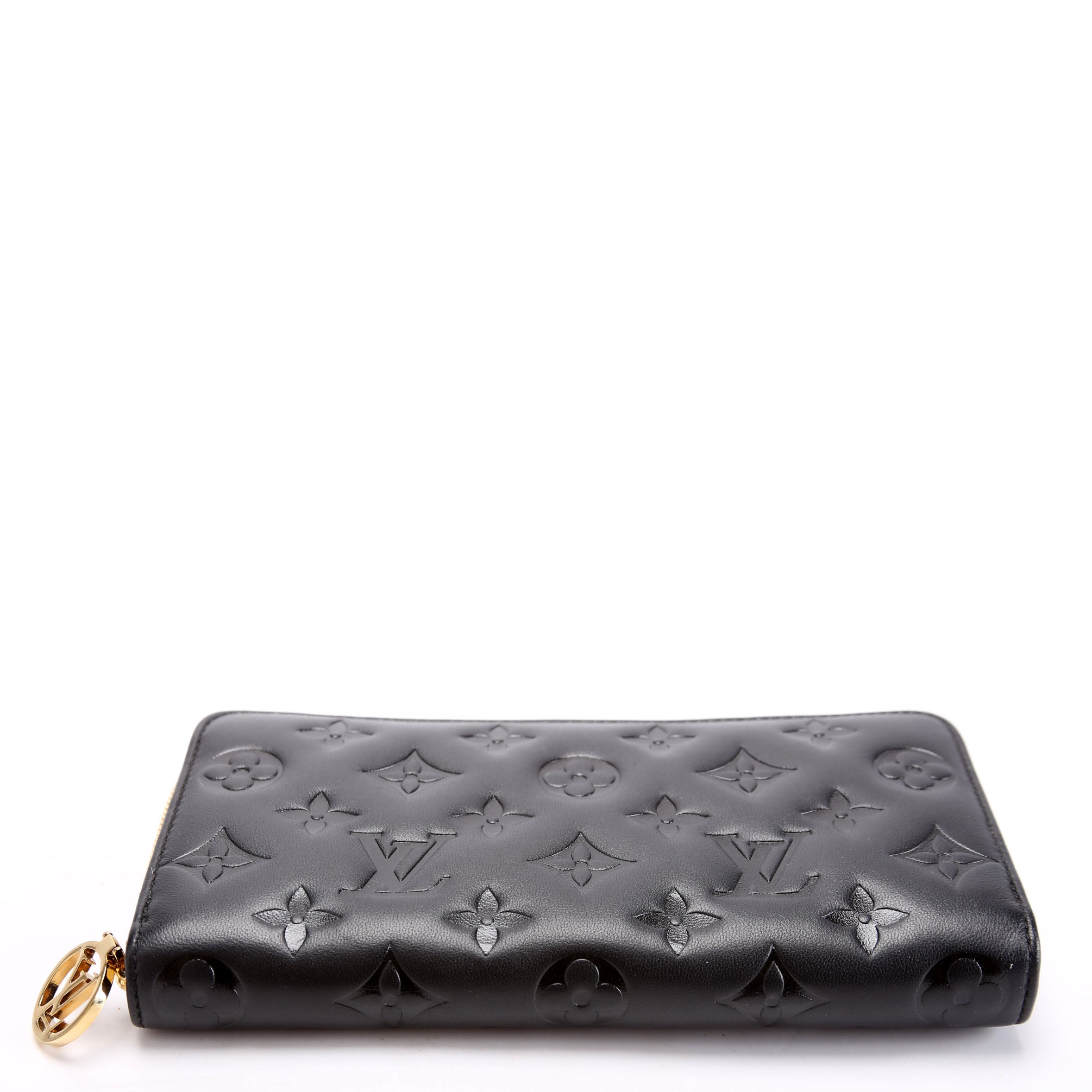 Coussin Zippy Wallet Lambskin Black