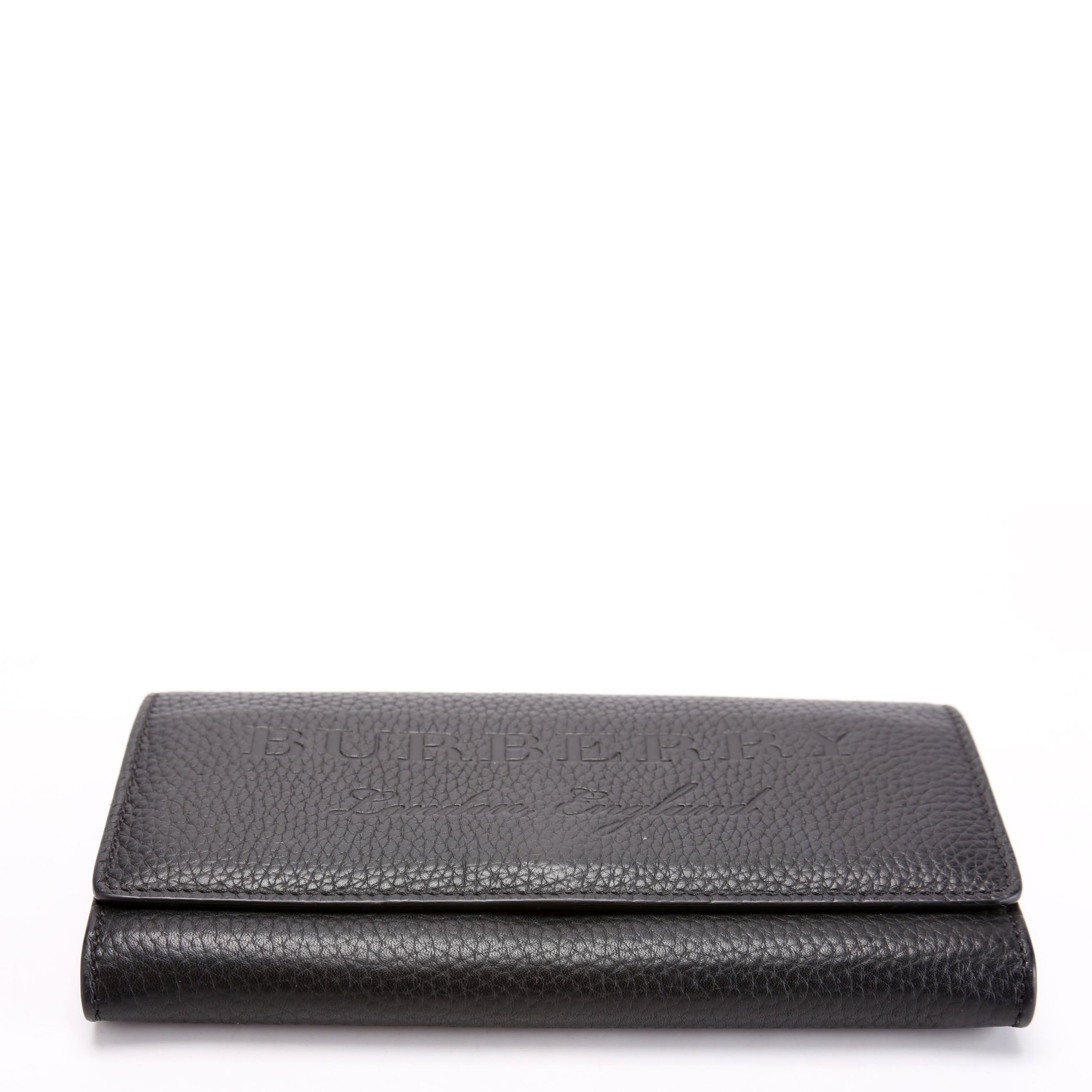 Continental Flap Wallet Grain Leather Black