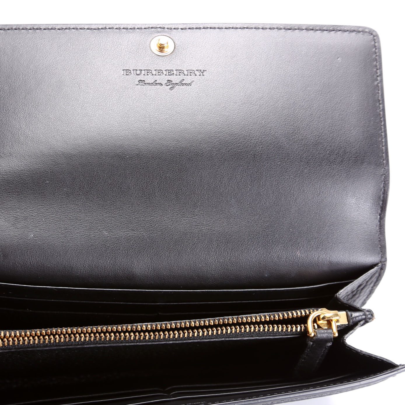 Continental Flap Wallet Grain Leather Black
