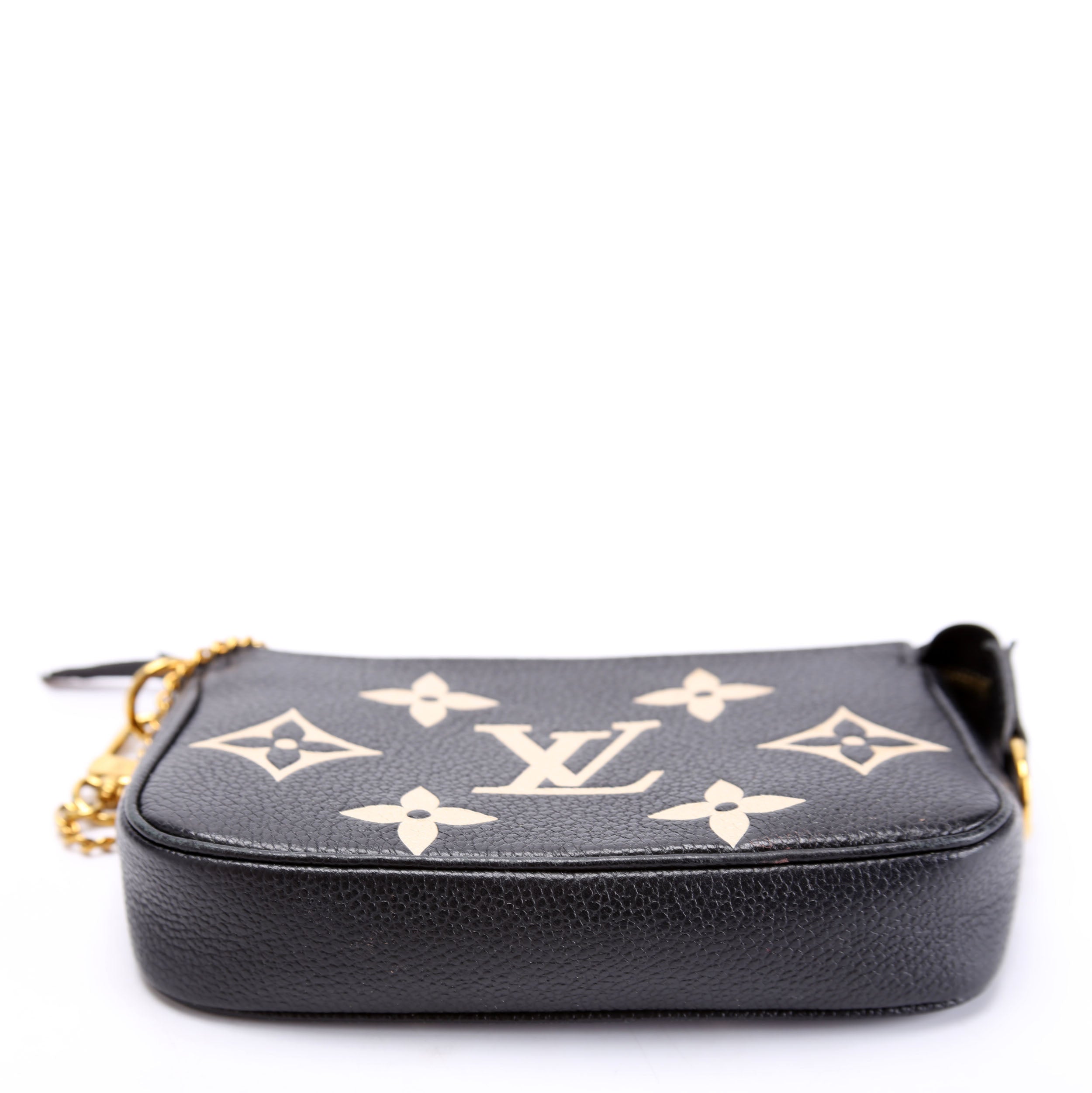 Pochette Accessories Mini Bicolor Empreinte Black/Beige