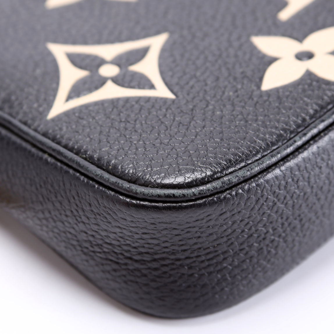 Pochette Accessories Mini Bicolor Empreinte Black/Beige