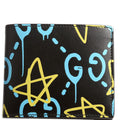 448463 Gucci Ghost Leather Bifold Wallet