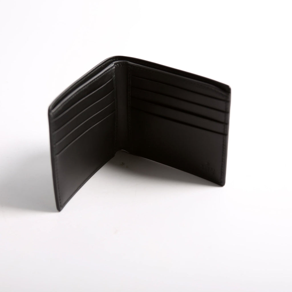 448463 Gucci Ghost Leather Bifold Wallet