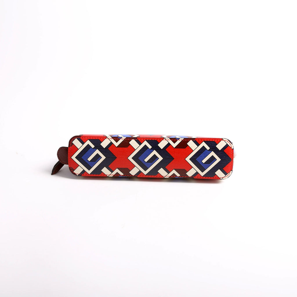 Gucci 662130 Shangai Geometric G Pencil case Multicolor