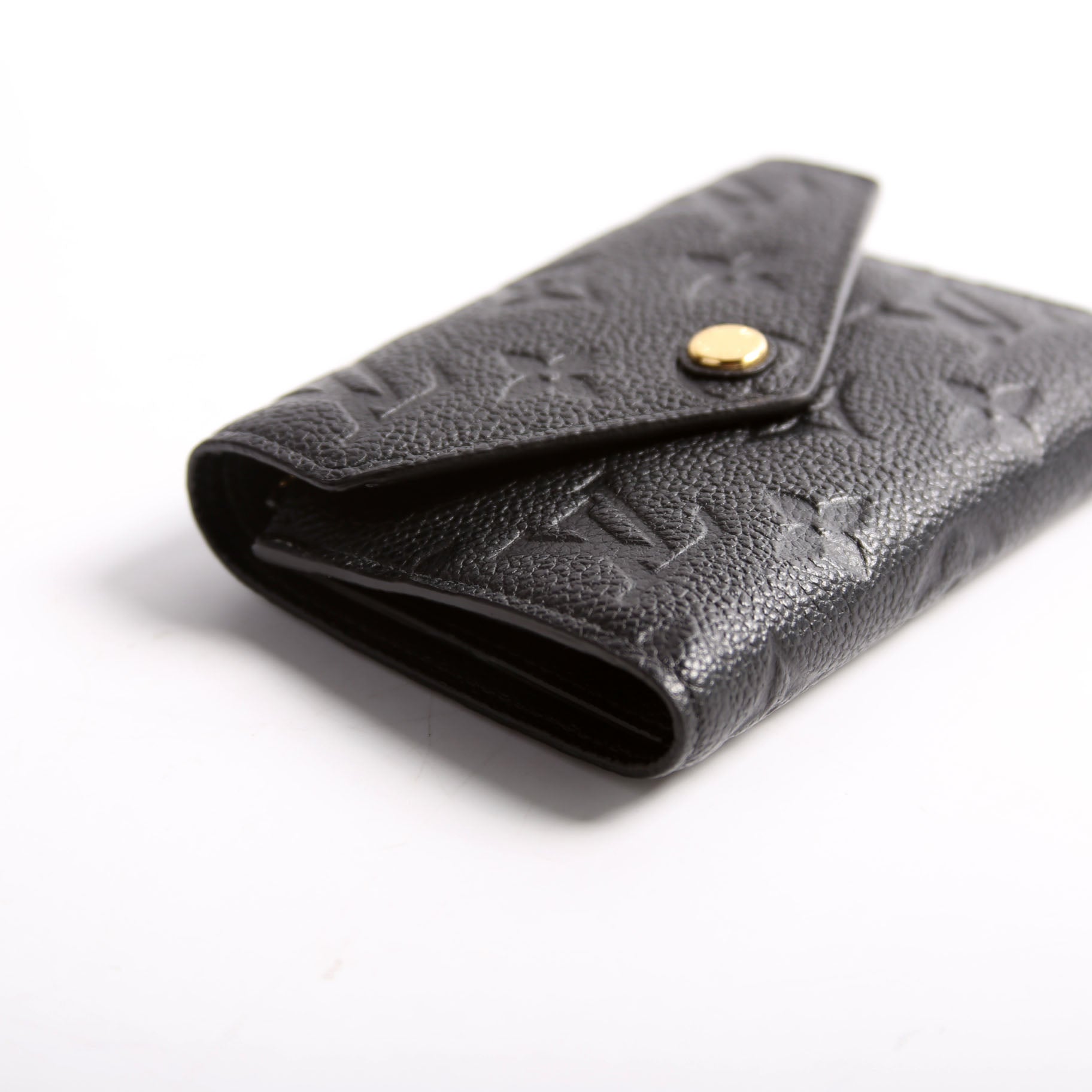 Victorine Wallet Empreinte Black/Gold